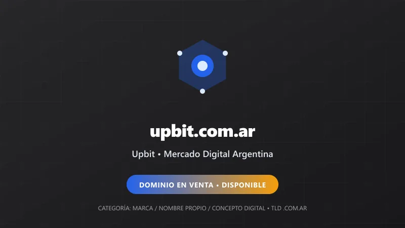 Identidad gráfica y activo digital para Upbit en Argentina